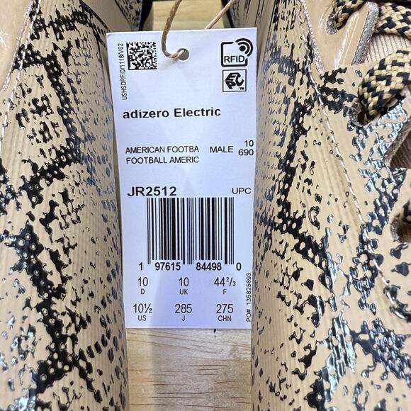 Adidas Adizero Electric 2 7v7 Death Adder Football Cleats JR2512 Size 10.5 - Picture 7 of 10